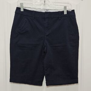 Jcpenney Navy Blue Casual Bermuda Shorts